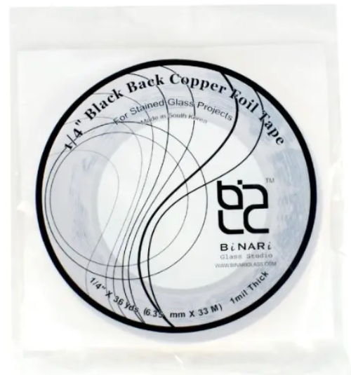 Binari Black Back Copper Foil 1/4in 1.0mil