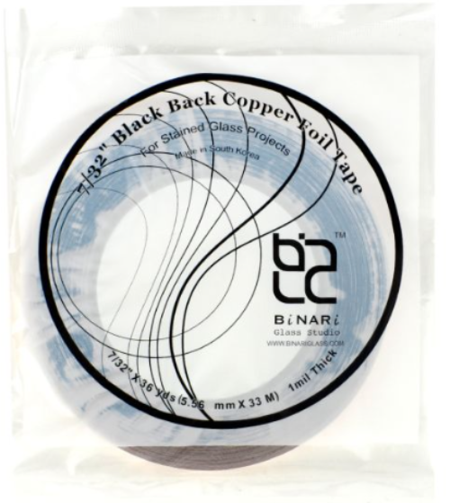 Binari Black Back Copper Foil 7/32in 1.0mil