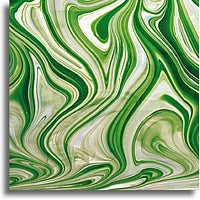 Green White Clear Baroque