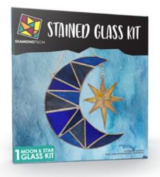 Stained Glass Moon & Stars Kit