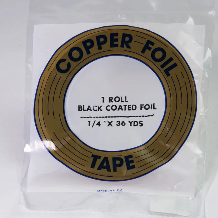 Edco Black Back Copper Foil 1/4in 1.0mil