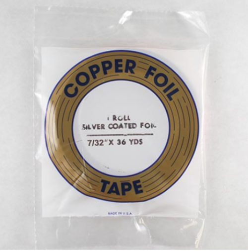 Edco Silver Back Copper Foil 7/32in 1.0mil
