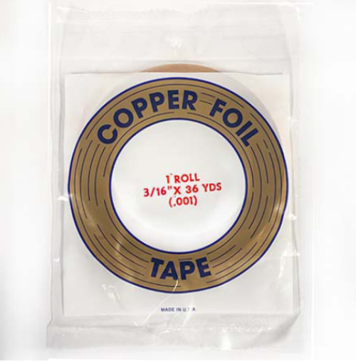 Edco Copper Foil 3/16in 1.0mil