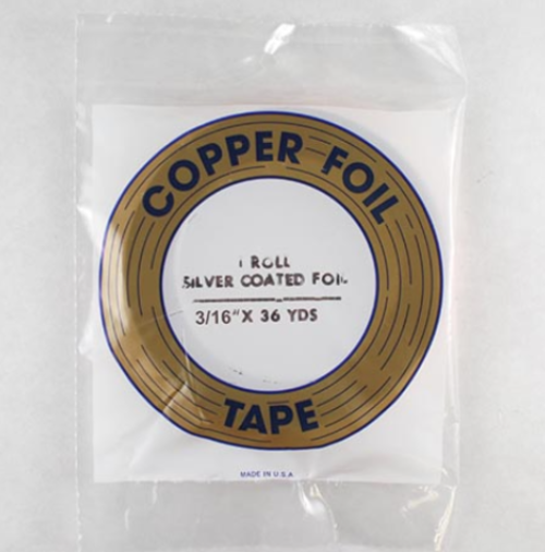 Edco Silver Back Copper Foil 3/16in 1.0mil