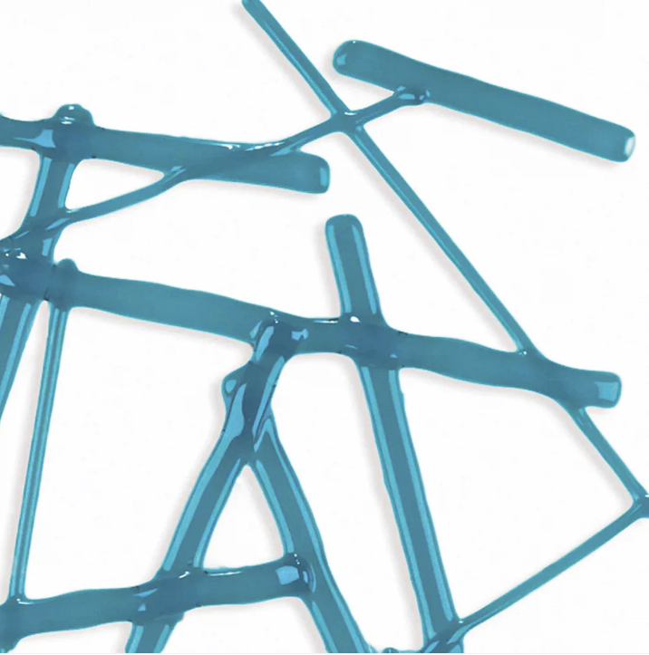 Deep Aqua Glass Noodle