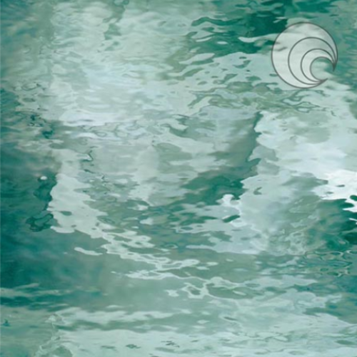 Sea Green Waterglass Transparent Fusible 96 COE