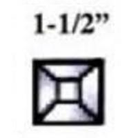 1-1/2" X 1-1/2" Beveled Square