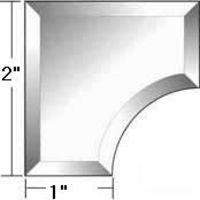 2" X 2" Beveled Inside Corner