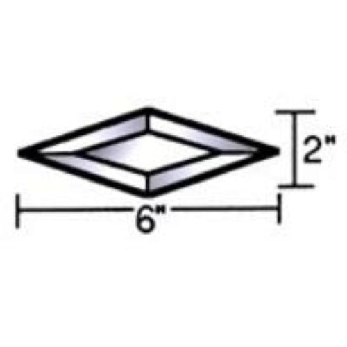 2" X 6" Beveled Diamond