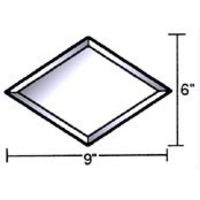 6" X 9" Beveled Diamond