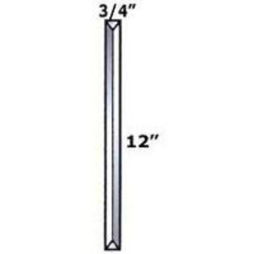 3/4" x 12" Beveled Rectangle