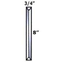 3/4" x 8" Beveled Rectangle