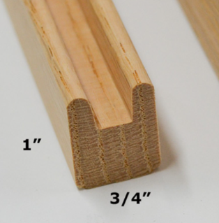 Narrow Oak Framing Stock (1" x 3')