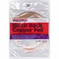 Black Back Copper Foil 1.25mil 3/8"
