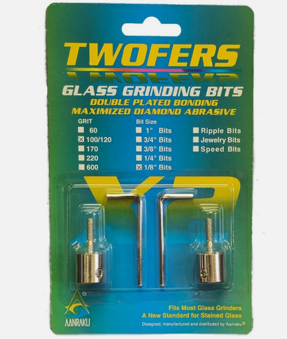 1/8" Twofers Grinder Bits Regular 100/120 Grit