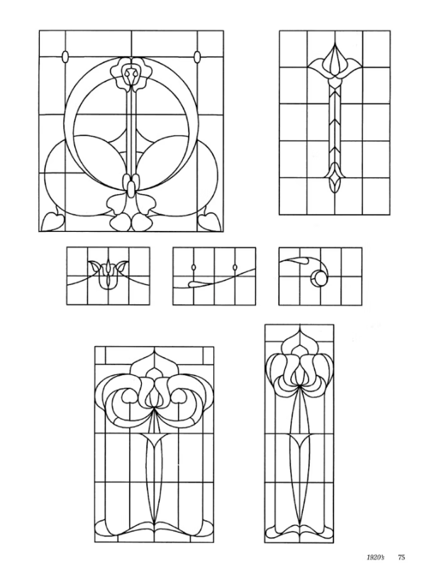 390 Traditional Stained Glass Designs
