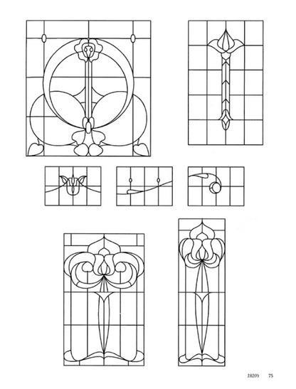390 Traditional Stained Glass Designs