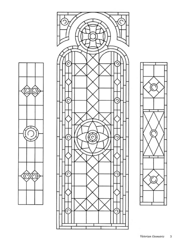 390 Traditional Stained Glass Designs