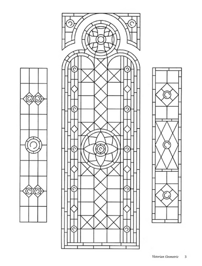 390 Traditional Stained Glass Designs