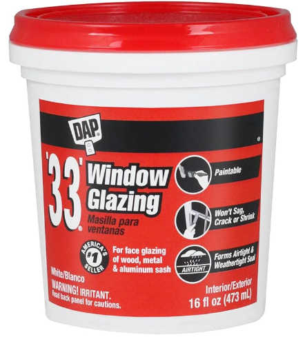 DAP 33 Glazing putty 16oz.