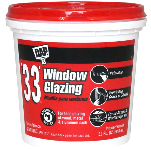 DAP 33 Glazing putty 32oz.