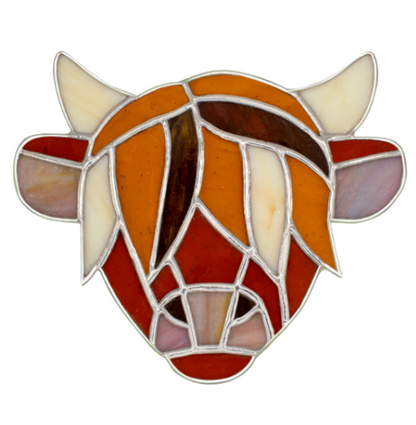Stained Glass Highland Cow Kit