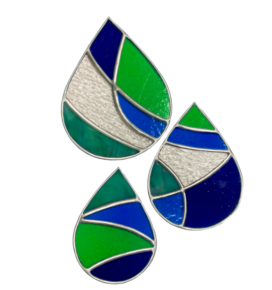 Stained Glass Raindrops Kit