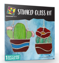 Stained Glass Succulents Kit