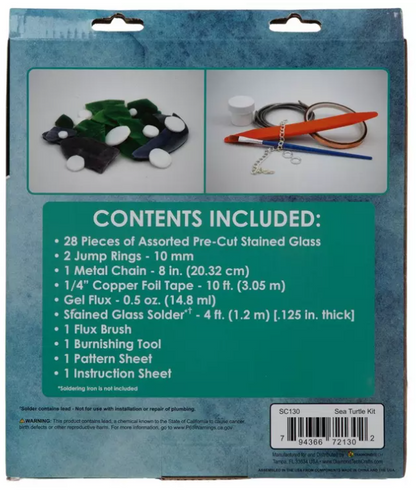 Stained Glass Sea Turtle Kit