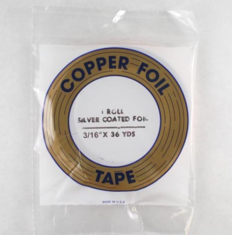 Edco Silver Back Copper Foil 3/16in 1.0mil