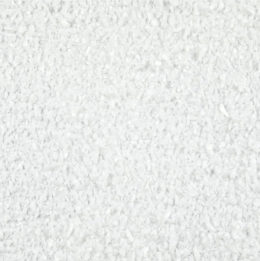 White Medium Glass Frit 8.5oz