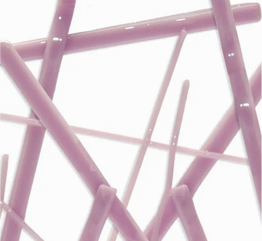Lilac Opal Glass Noodle