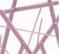Lilac Opal Glass Noodle