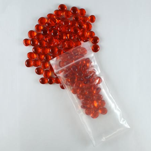 Pebbles - Light Orange COE96 (1/2 lb)