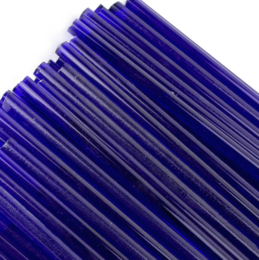 Dark Blue Transparent Glass Rod