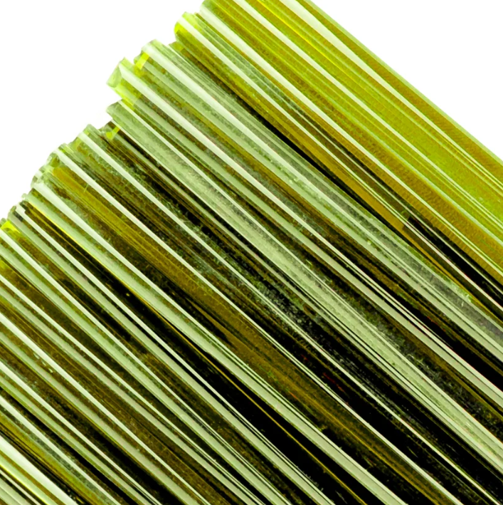Olive Green Transparent Glass Rod