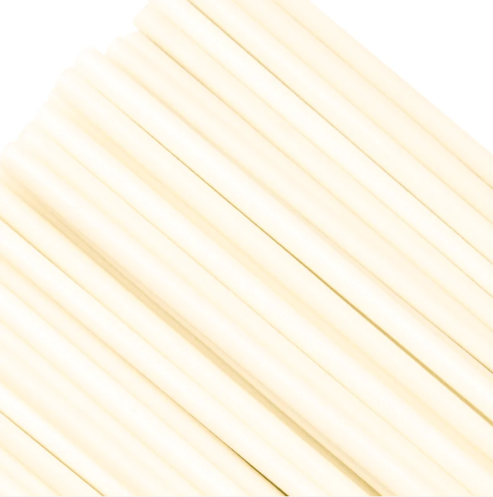 Straw Transparent Glass Rod