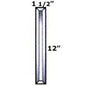 1-1/2" X 12" Beveled Rectangle
