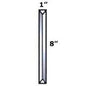 1" X 8" Beveled Rectangle