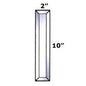 2" X 10" Beveled Rectangle