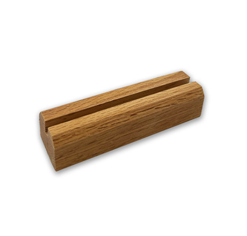 Oak Glass Art Stand 6"